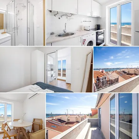 2br Terrace With Tagus View - Air-conditioned | By Airnest Apartman